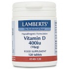 Lamberts vitamin D 400iu (120tabs)
