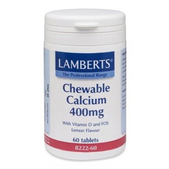 Lamberts Chewable Calcium 400mg (60 tabs)