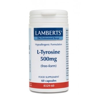 Lamberts L-Tyrosine 500mg (60caps)